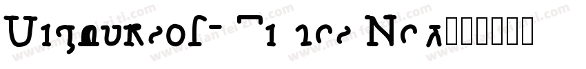 Uighursoft Times New字体转换